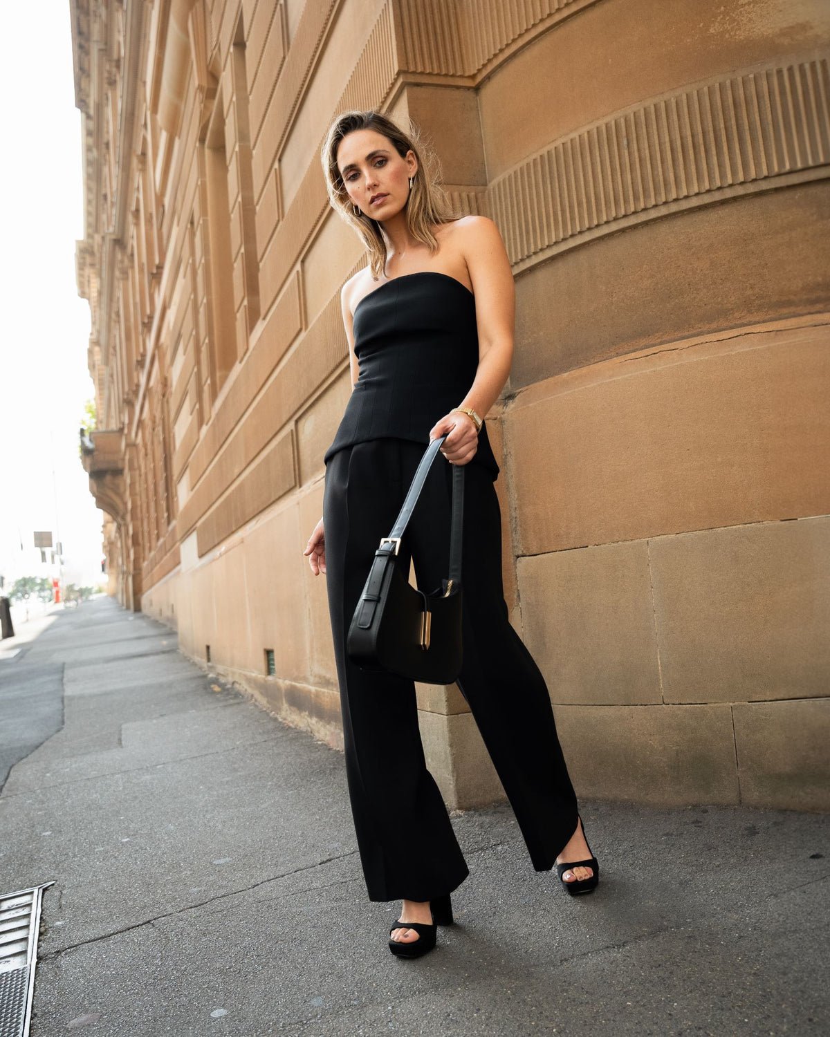 Veya Panel Bodice in black — alternate view