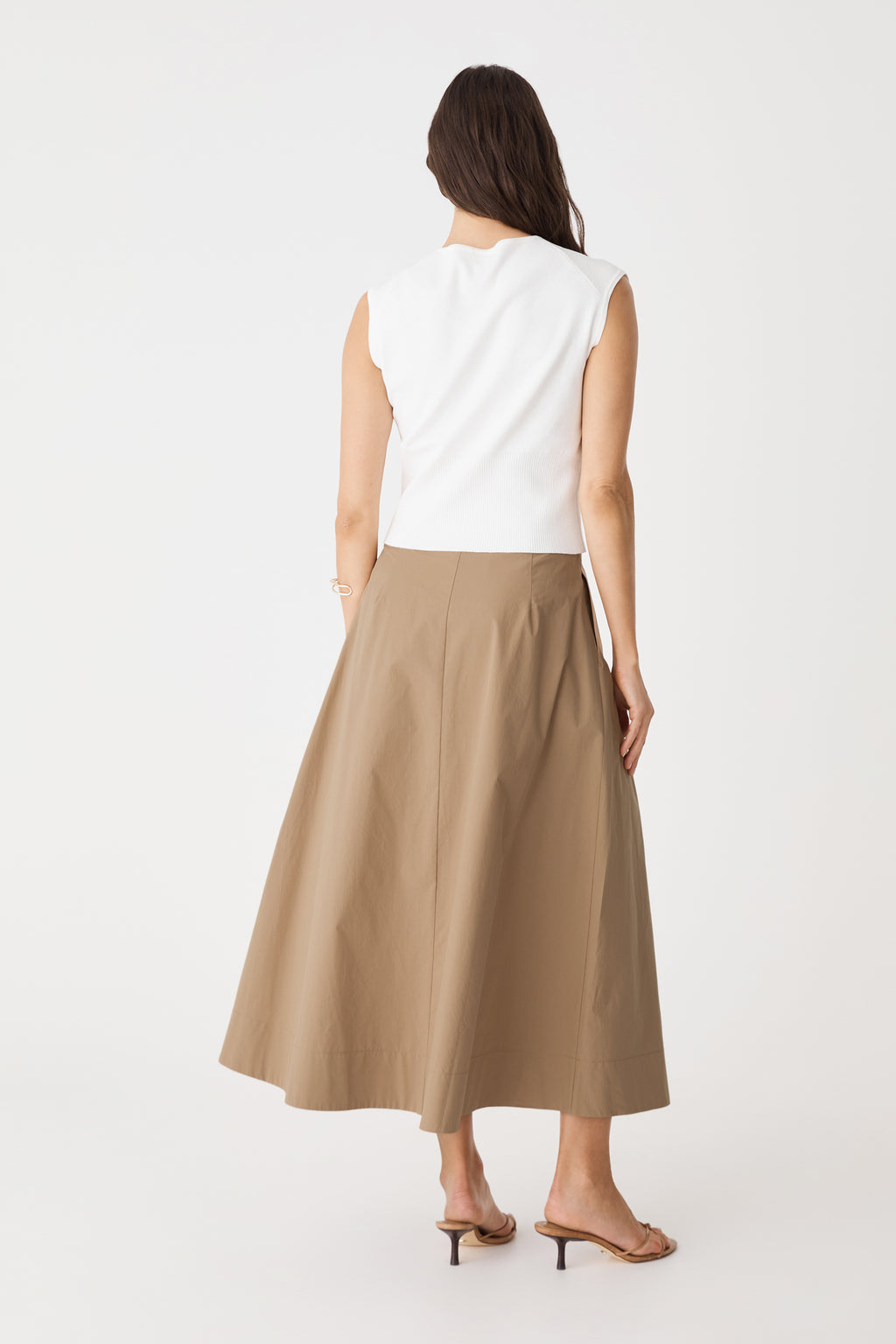 Willow Cotton Belted Skirt