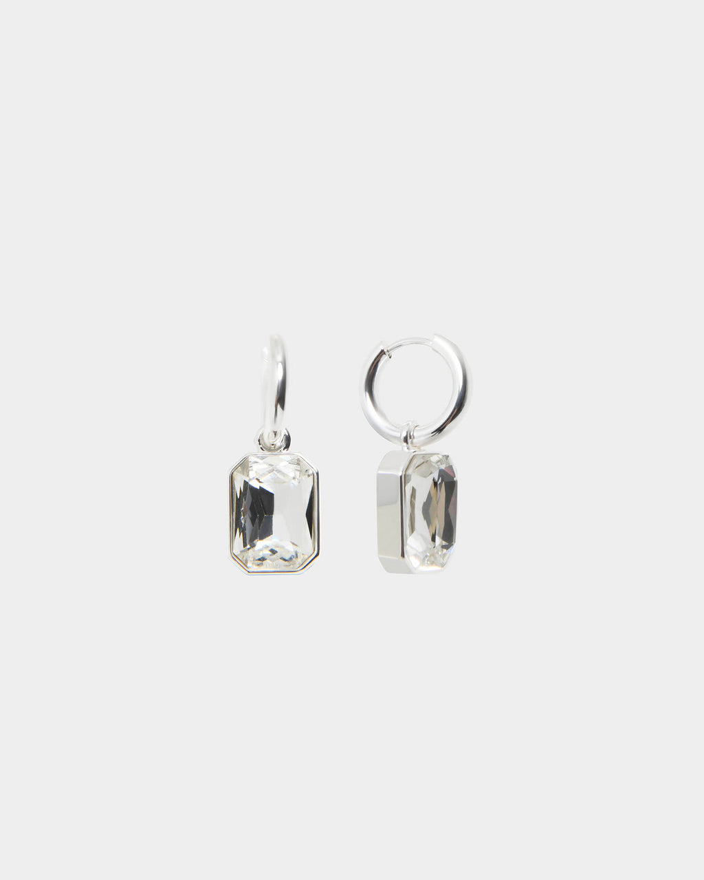 Jewel Sterling Silver Earrings in silver — product-only view